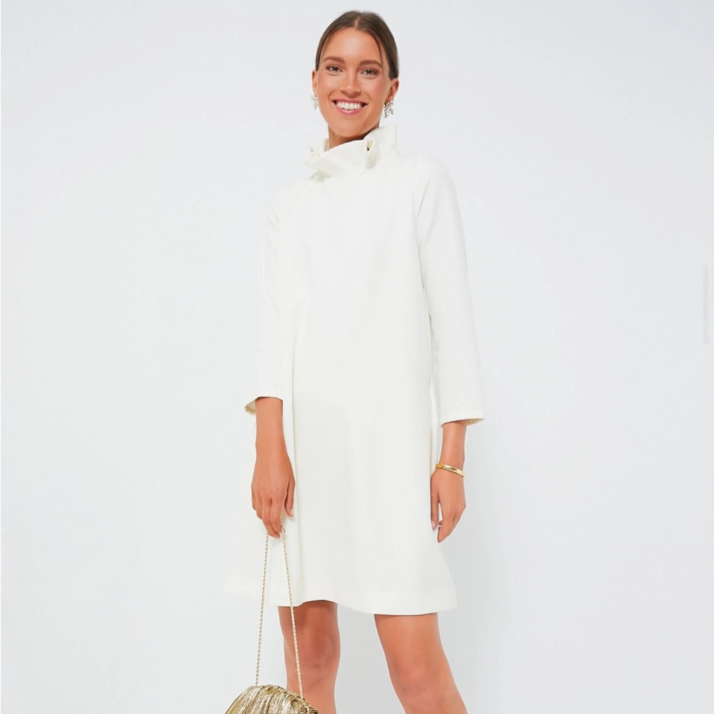 Tuckernuck Cream Long-Sleeve Dress